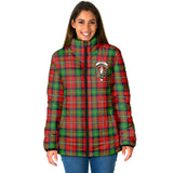 Clan Boyd Modern Crest Tartan Padded Jacket RF62