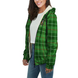 Clan Boyle Crest Tartan Sherpa Hoodie CT920