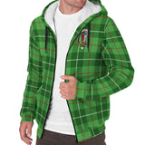 Clan Boyle Crest Tartan Sherpa Hoodie CT920