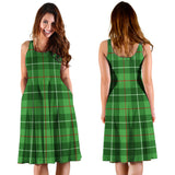 Clan Boyle Tartan Sleeveless Midi Womens Dress VS1126