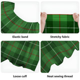 Clan Boyle Tartan Off Shoulder Long Dress VL73