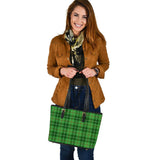 Clan Boyle Tartan Leather Tote Bag MT1138