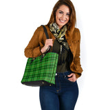 Clan Boyle Tartan Leather Tote Bag MT1138