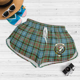 Clan Brisbane modern Crest Tartan Womens Shorts NW2110