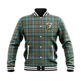 Clan Brisbane modern Crest Tartan Baseball Jacket JM919