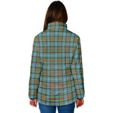 Clan Brisbane modern Crest Tartan Padded Jacket RF64