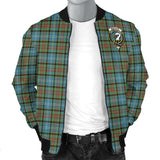 Clan Brisbane modern Crest Tartan Bomber Jacket ZJ64