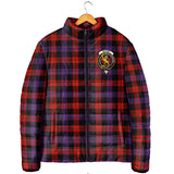 Clan Broun Modern Crest Tartan Padded Jacket RF70