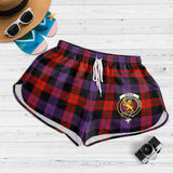 Clan Broun Modern Crest Tartan Womens Shorts NW2104