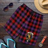 Clan Broun Modern Crest Tartan Mens Shorts NS912