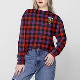 Clan Broun Modern Crest Tartan Sweatshirt HC913