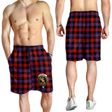 Clan Broun Modern Crest Tartan Mens Shorts NS912