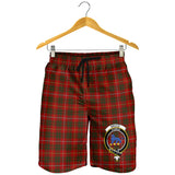 Clan Bruce Crest Tartan Mens Shorts NS907