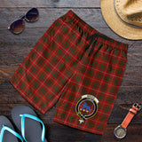 Clan Bruce Crest Tartan Mens Shorts NS907