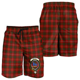 Clan Bruce Crest Tartan Mens Shorts NS907