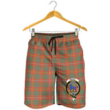 Clan Bruce Ancient Crest Tartan Mens Shorts NS911