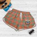 Clan Bruce Ancient Crest Tartan Womens Shorts NW2103