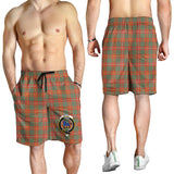 Clan Bruce Ancient Crest Tartan Mens Shorts NS911