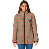 Clan Bruce Ancient Crest Tartan Padded Jacket RF71