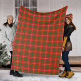 Clan Bruce County Canada Tartan Blanket U83