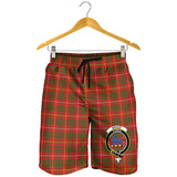 Clan Bruce Modern Crest Tartan Mens Shorts NS909