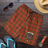 Clan Bruce Modern Crest Tartan Mens Shorts NS909