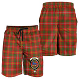 Clan Bruce Modern Crest Tartan Mens Shorts NS909