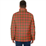 Clan Bruce Modern Crest Tartan Padded Jacket RF73