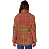 Clan Bruce Modern Crest Tartan Padded Jacket RF73