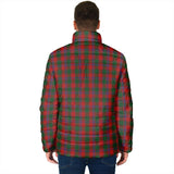 Clan Bruce Old Crest Tartan Padded Jacket RF74