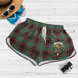 Clan Buchan Ancient Crest Tartan Womens Shorts NW2098