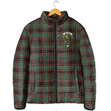 Clan Buchan Ancient Crest Tartan Padded Jacket RF76