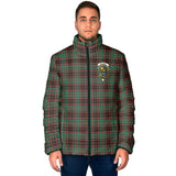 Clan Buchan Ancient Crest Tartan Padded Jacket RF76