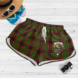 Clan Buchan Modern Crest Tartan Womens Shorts NW2097