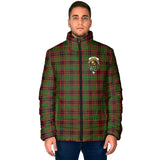 Clan Buchan Modern Crest Tartan Padded Jacket RF77