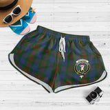 Clan Buchanan Hunting Crest Tartan Womens Shorts NW2094