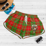 Clan Burnett Ancient Crest Tartan Womens Shorts NW2087