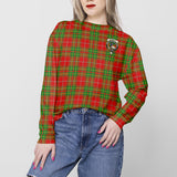 Clan Burnett Ancient Crest Tartan Sweatshirt HC896