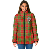 Clan Burnett Ancient Crest Tartan Padded Jacket RF85