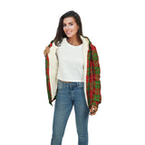 Clan Burnett Ancient Tartan Sherpa Hoodie - Classic Style CS 1087