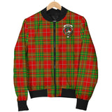 Clan Burnett Ancient Crest Tartan Bomber Jacket ZJ85