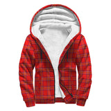 Clan Burnett Modern Tartan Sherpa Hoodie - Classic Style CS 1086