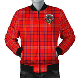 Clan Burnett Modern Crest Tartan Bomber Jacket ZJ86