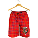 Clan Burnett Modern Crest Tartan Mens Shorts NS894