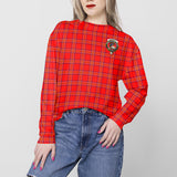 Clan Burnett Modern Crest Tartan Sweatshirt HC895