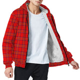 Clan Burnett Modern Tartan Sherpa Hoodie - Classic Style CS 1086