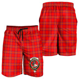 Clan Burnett Modern Crest Tartan Mens Shorts NS894