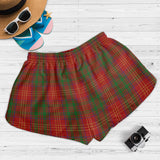 Clan Burns Crest Tartan Womens Shorts NW2089