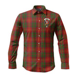 Clan Burns Crest Tartan Long Sleeve Shirt PC897