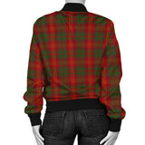 Clan Burns Crest Tartan Bomber Jacket ZJ88